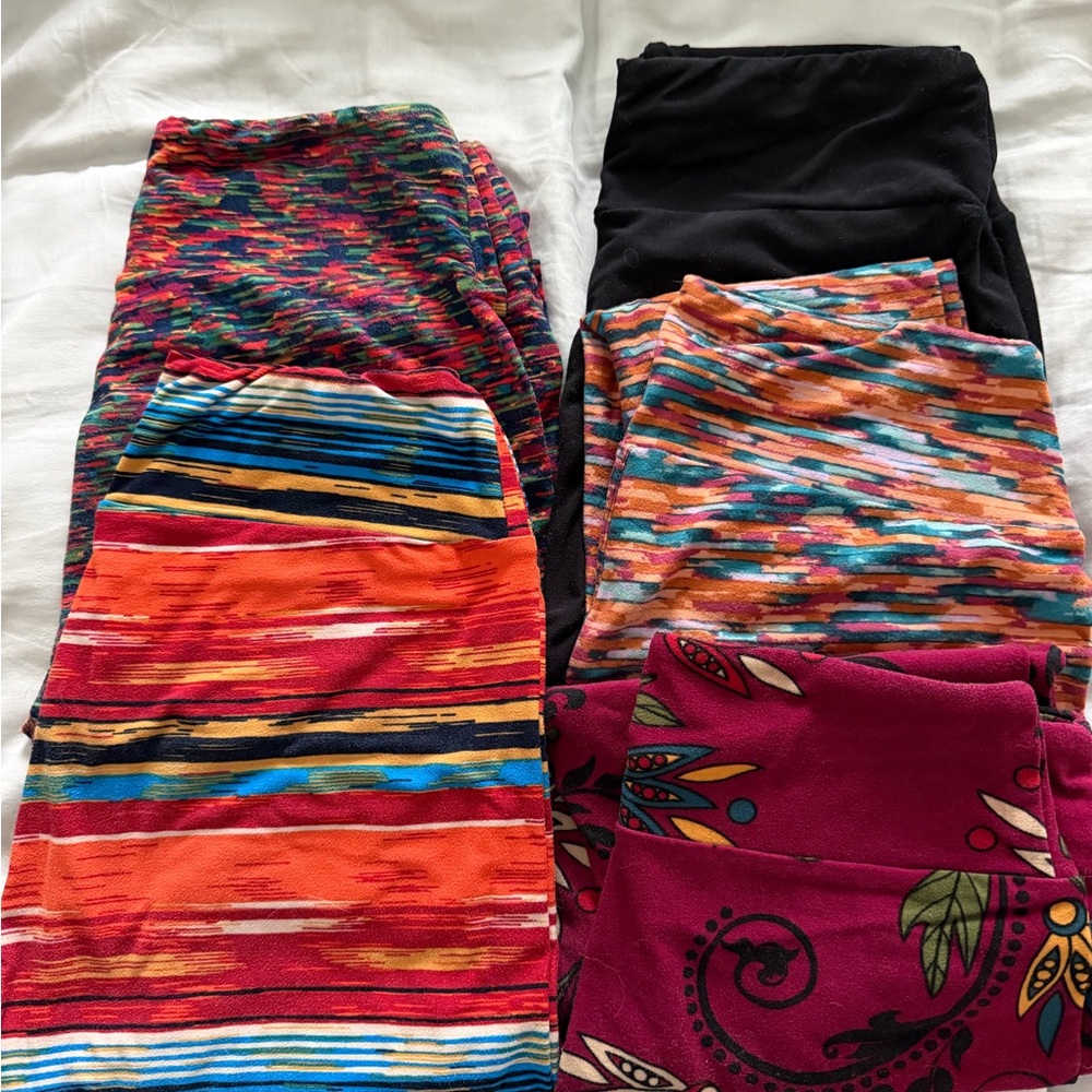 Lularoe Assorted Patterned Leggings Bundle - Multi Color